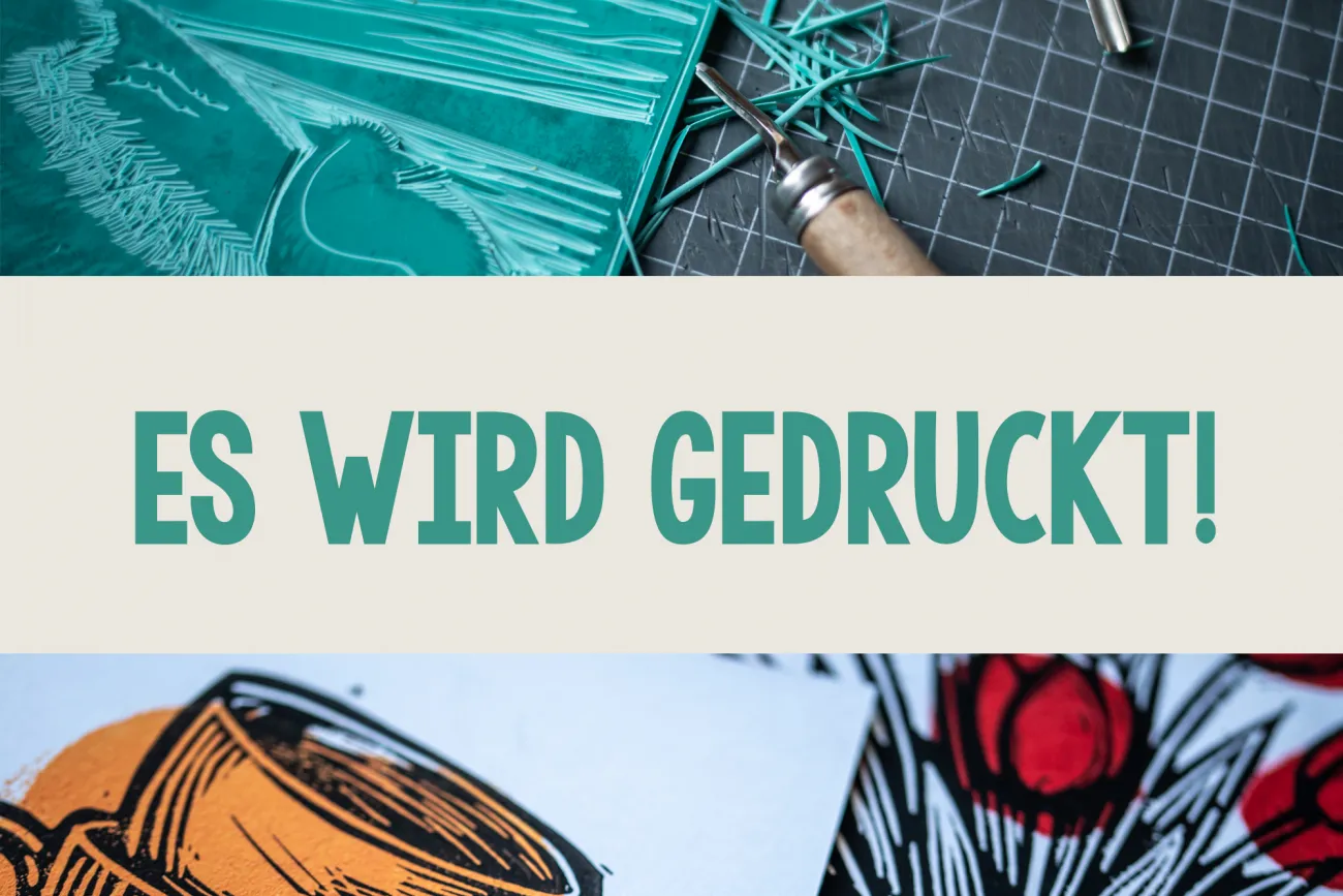 Hauptbild der Veranstaltung Linoldruck Workshop