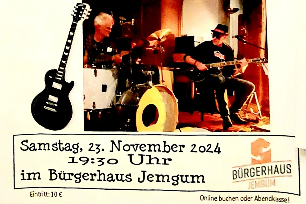 Hauptbild der Veranstaltung Blueskonzert E&amp;B Haircut 