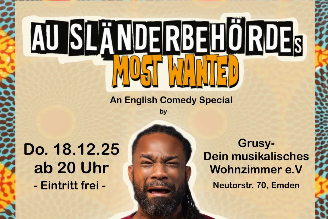 Hauptbild der Veranstaltung Stand-Up-Comedy: Ausländerbehörde&#039;s Most Wanted