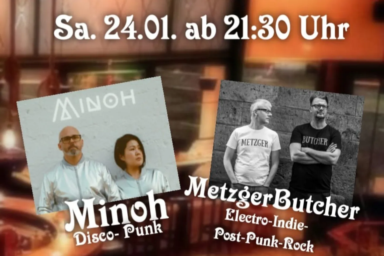 Hauptbild der Veranstaltung Minoh + Metzger Butcher im Grusy