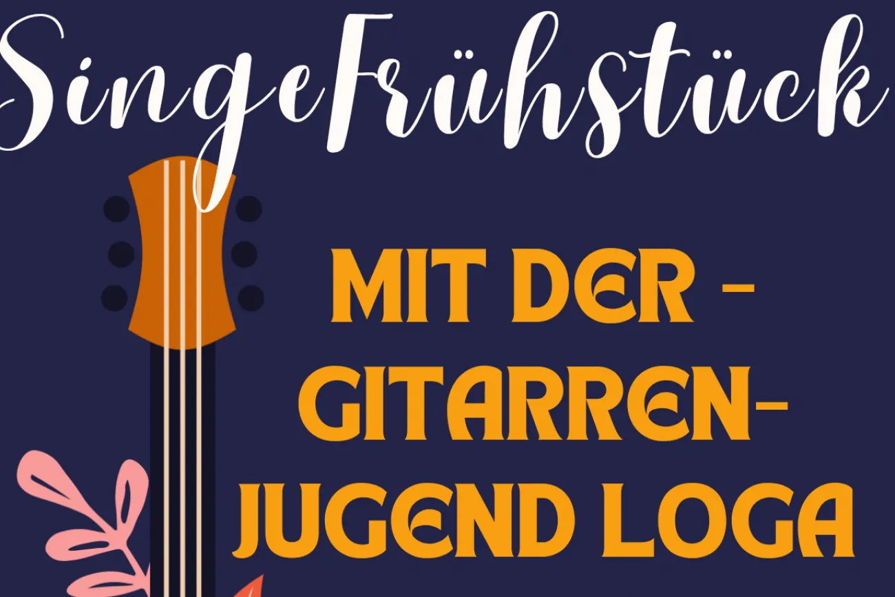 Hauptbild der Veranstaltung Singefrühstück mit der Gitarrenjugend Loga