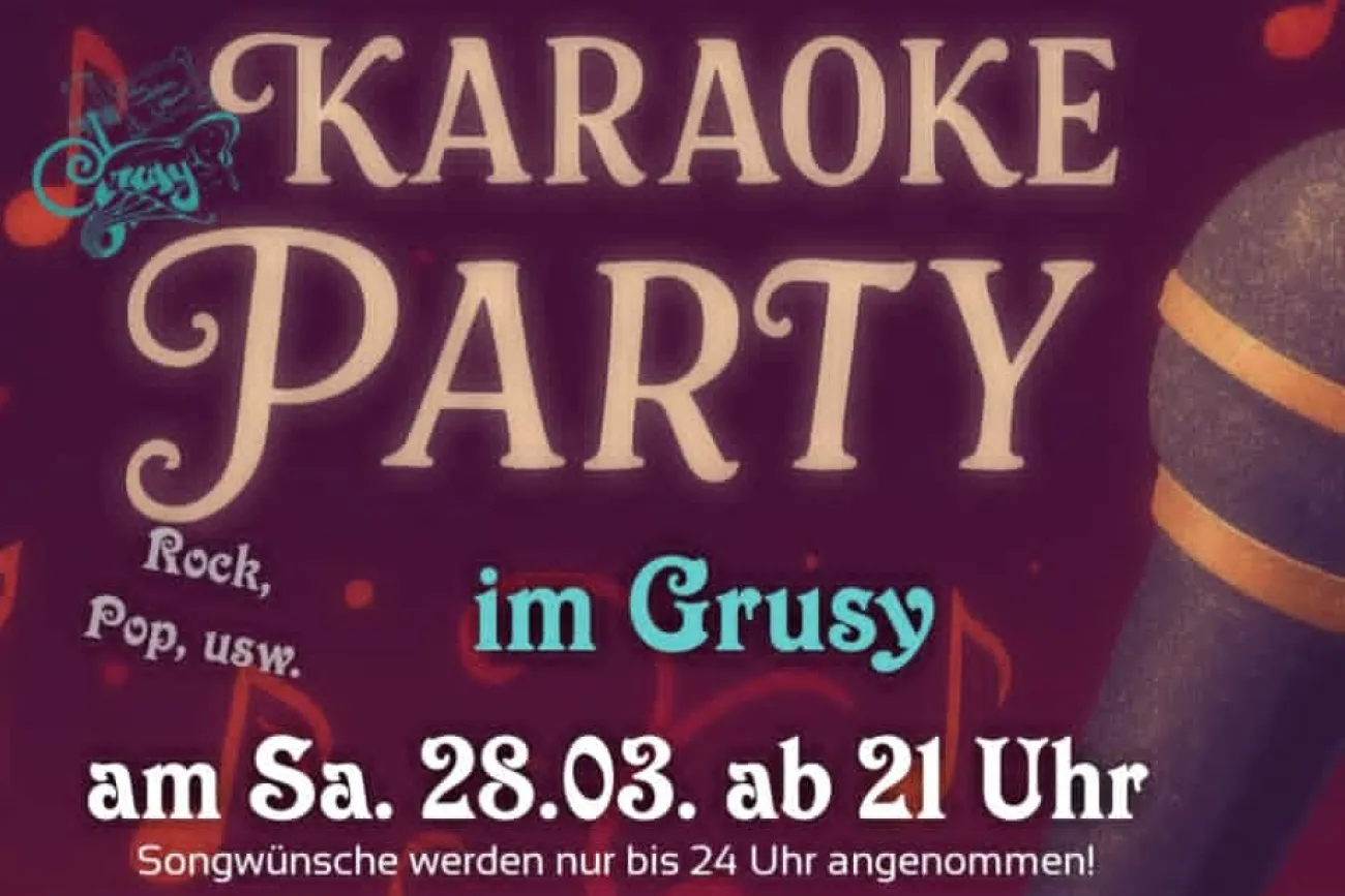 Hauptbild der Veranstaltung Karaoke im Grusy