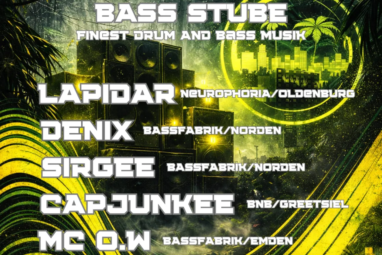 Hauptbild der Veranstaltung Bass Stube - Drum'n'Bass-Party im Grusy