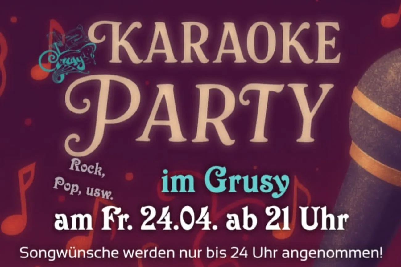 Hauptbild der Veranstaltung Karaoke im Grusy