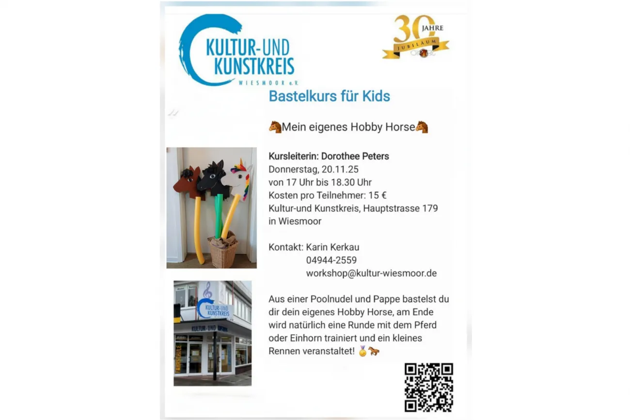 Hauptbild der Veranstaltung Bastelkurs für Kids