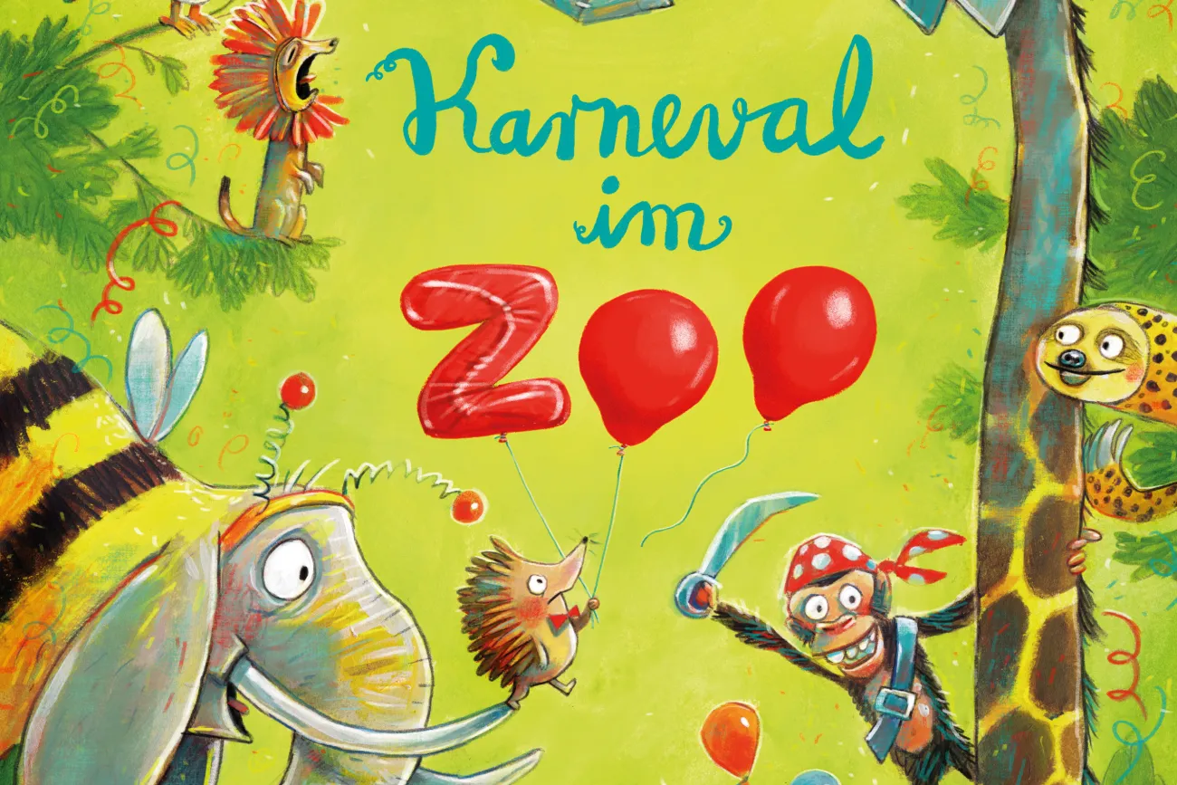 Hauptbild der Veranstaltung Bilderbuchkino - Karneval im Zoo