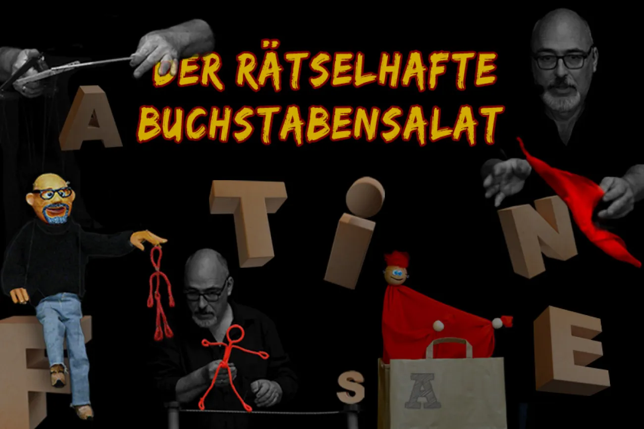Hauptbild der Veranstaltung Der rätselhafte Buchstabensalat