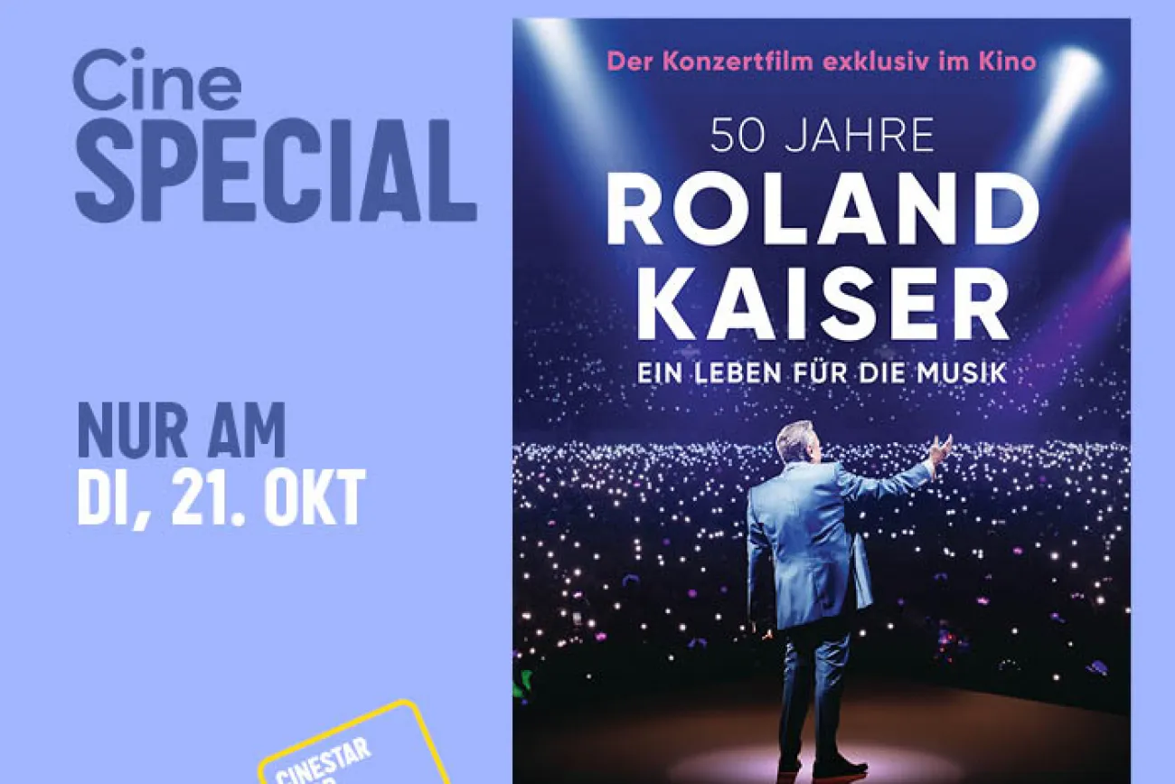 Hauptbild der Veranstaltung 50 Jahre Roland Kaiser ein Leben für die Musik Cine Special