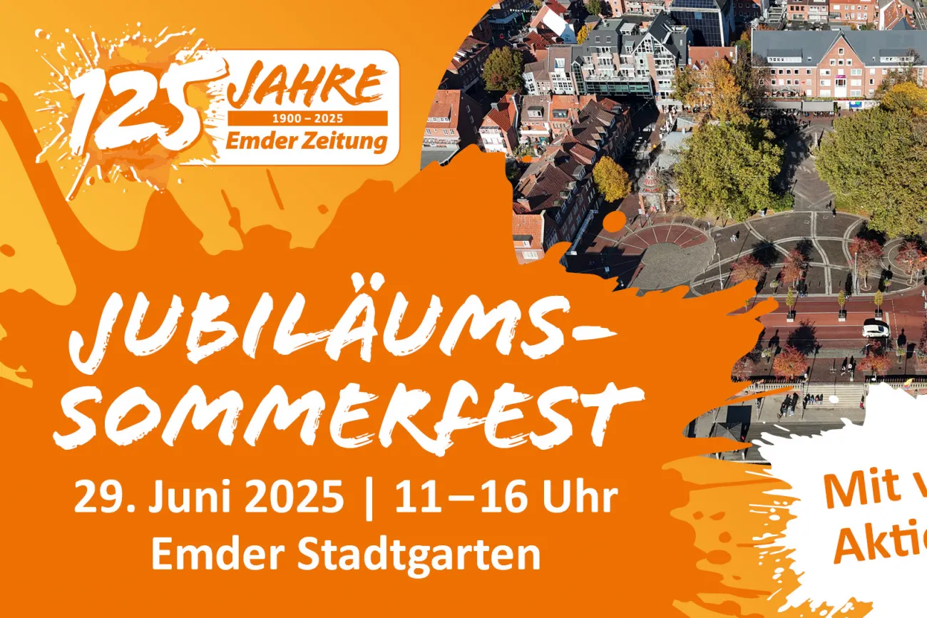 Hauptbild der Veranstaltung Jubiläums-Sommerfest 125 Jahr Emder Zeitung