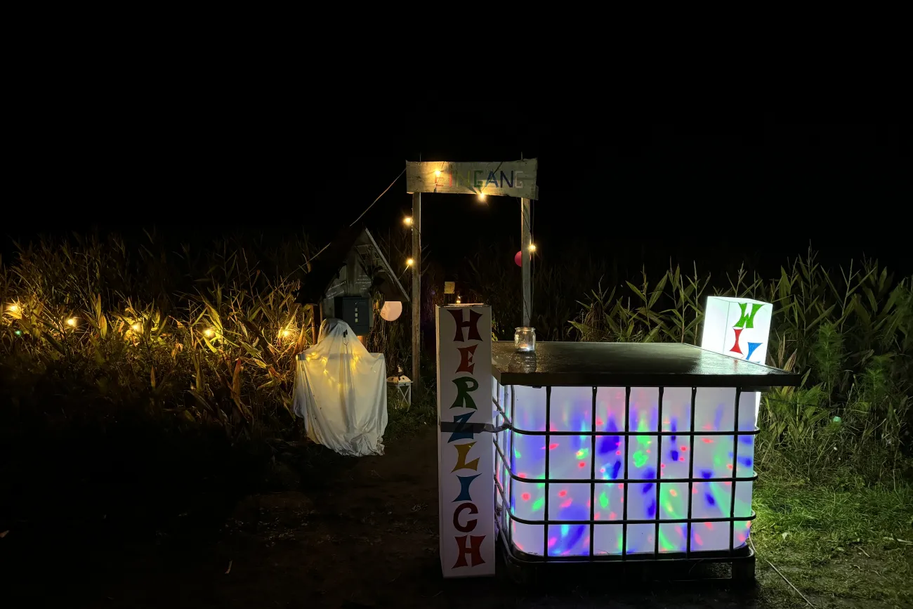 Hauptbild der Veranstaltung Lichterabend im Maislabyrinth