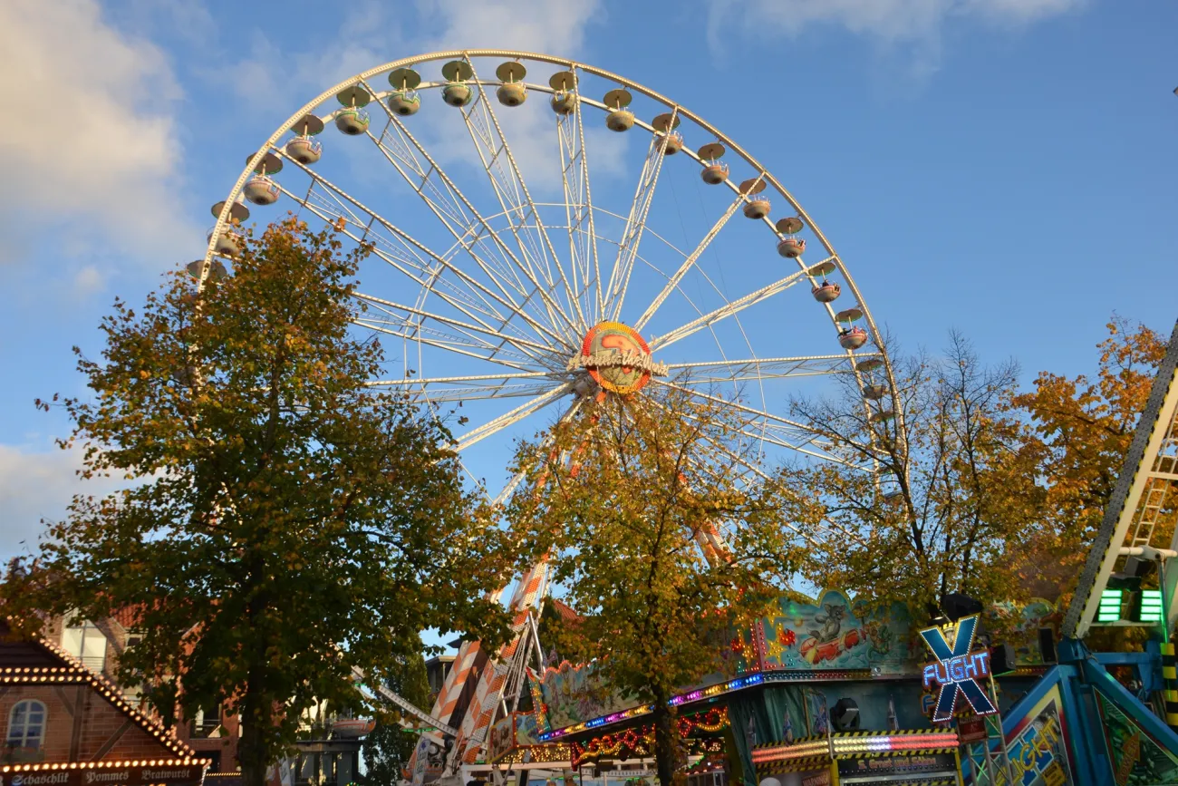 Das Bild zeigt das Riesenrad vom Gallimarkt