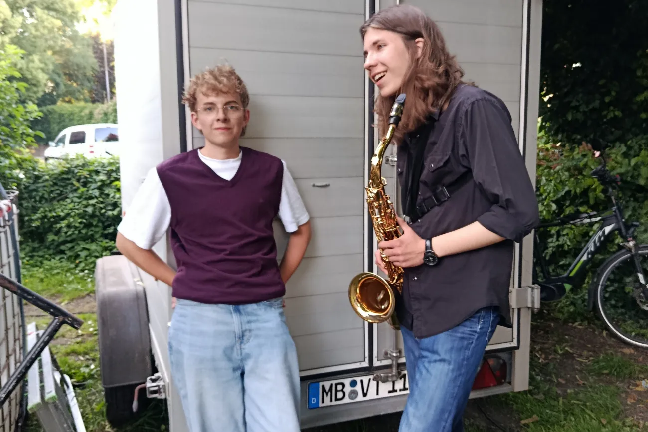 Till und Tom der Theaterwerkstatt der Hochschule Emden/Leer