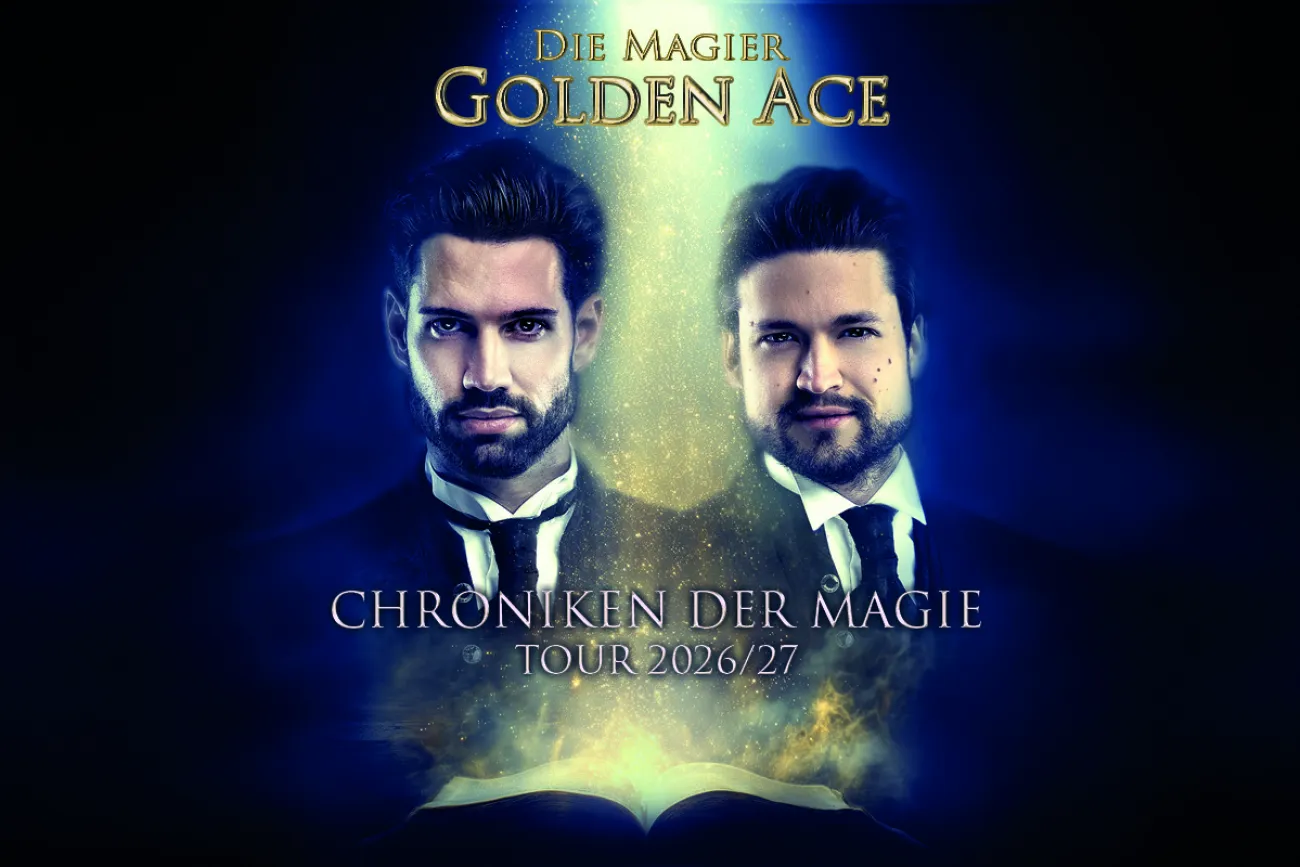 Hauptbild der Veranstaltung Golden Ace - Die Magier "Chroniken der Magie Tour 2027