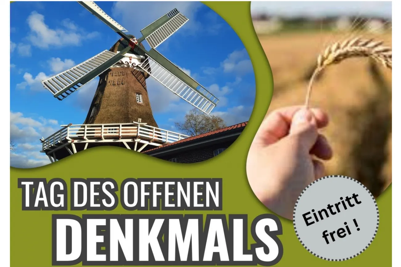 Hauptbild der Veranstaltung Tag des offenen Denkmals an der Sandhorster Mühle