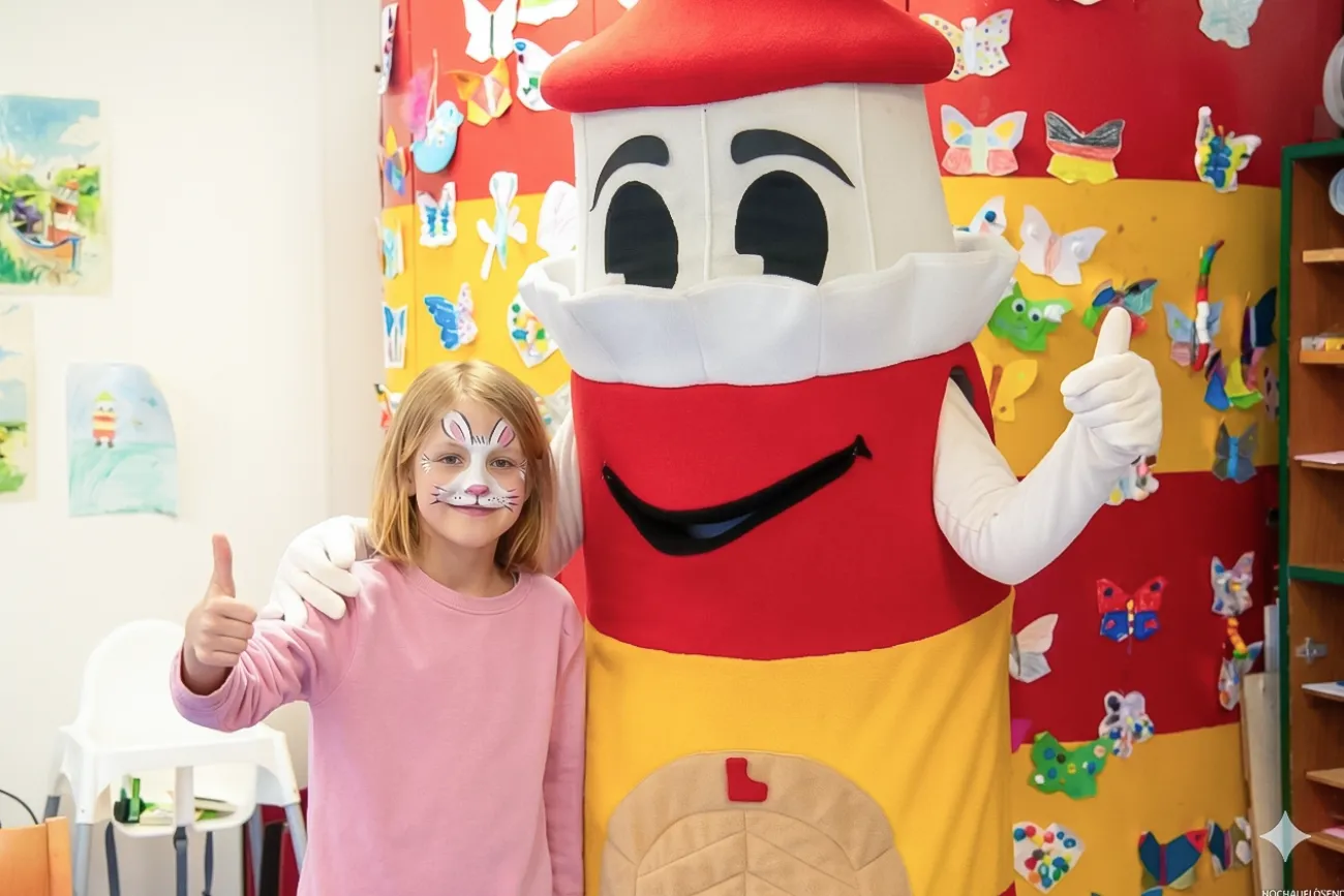 Hauptbild der Veranstaltung Lükko-Leuchtturm-Kinderhaus: Facepainting-Workshop für Kinder