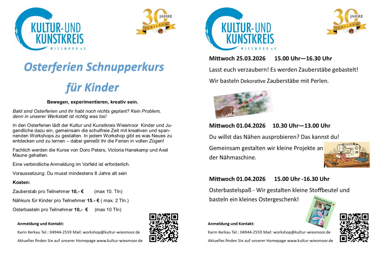Hauptbild der Veranstaltung Osterferien Schnupperkurs für Kinder