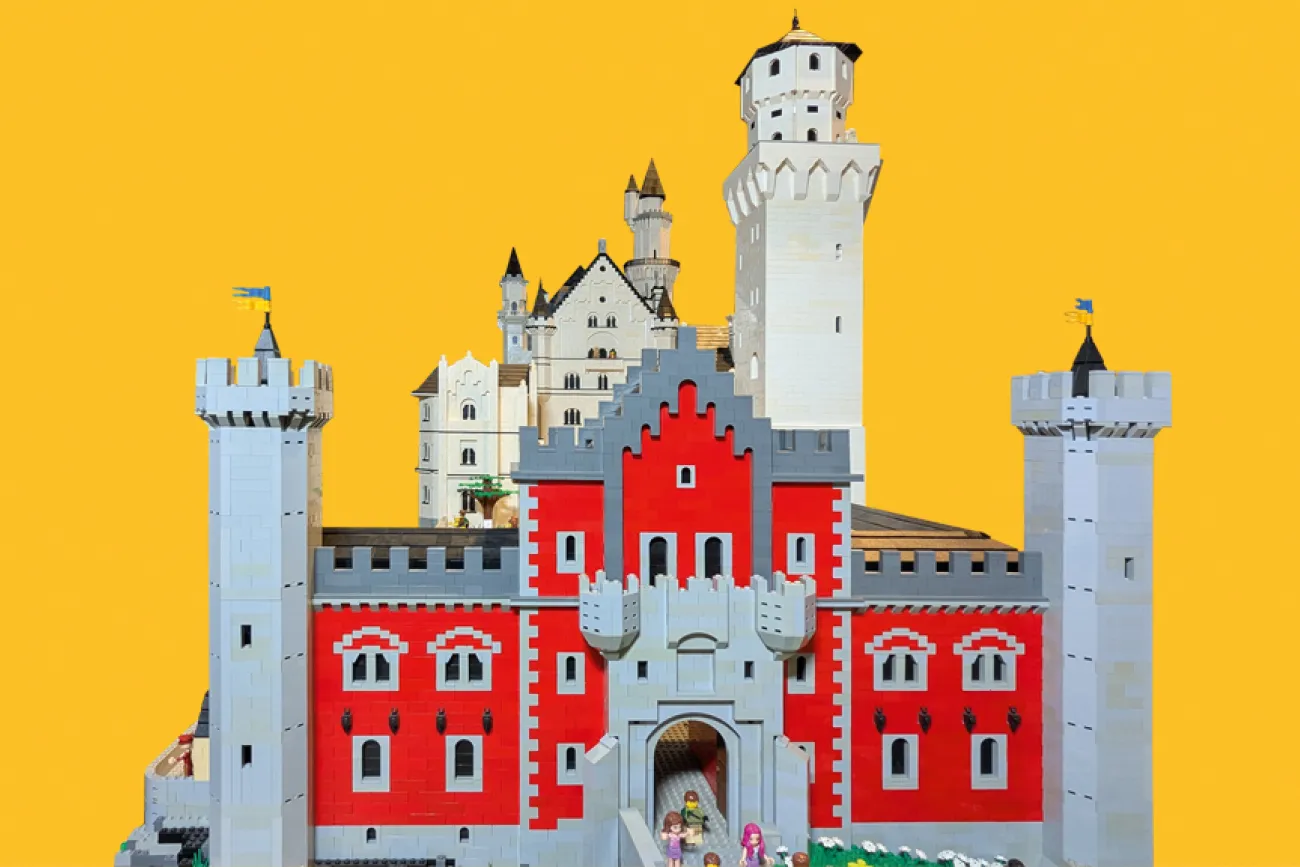 Hauptbild der Veranstaltung Sonntagsführung Bricks am Meer: Faszination Burg: Archäologie & LEGO ®
