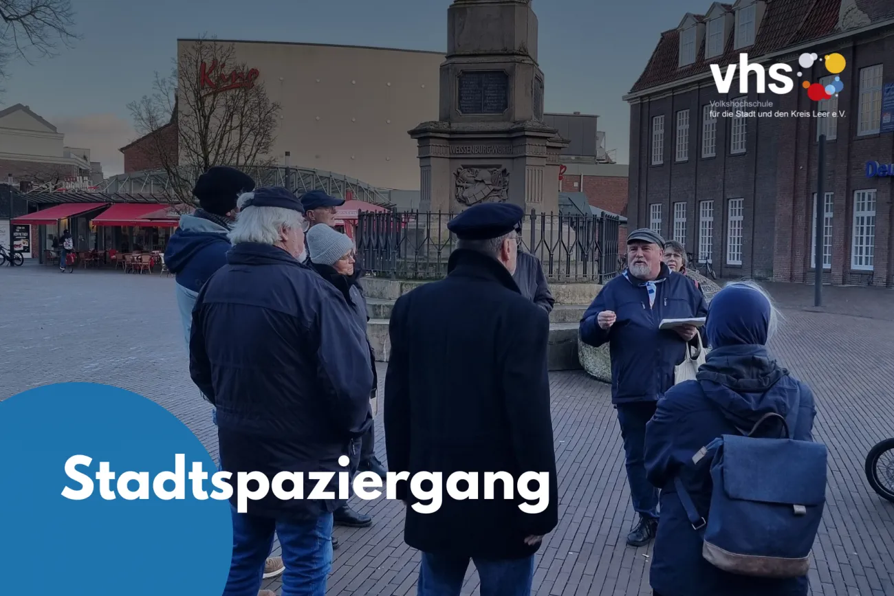 Hauptbild der Veranstaltung Stadtspaziergang 2: Leeraner Jüdinnen und Juden – Stationen Westerbork – Sobibor