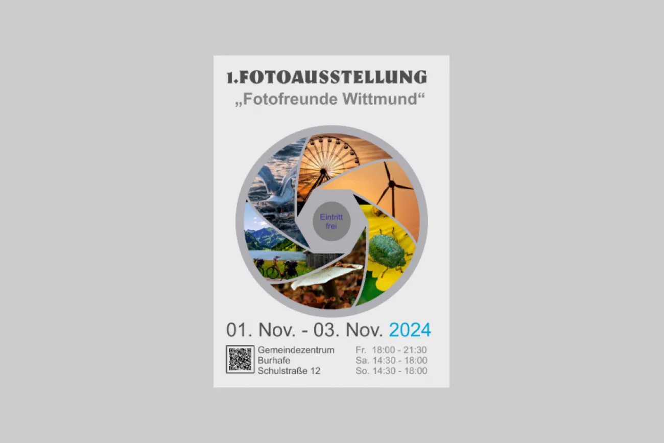 Hauptbild der Veranstaltung 1. Fotoausstellung der Fotofreunde Wittmund