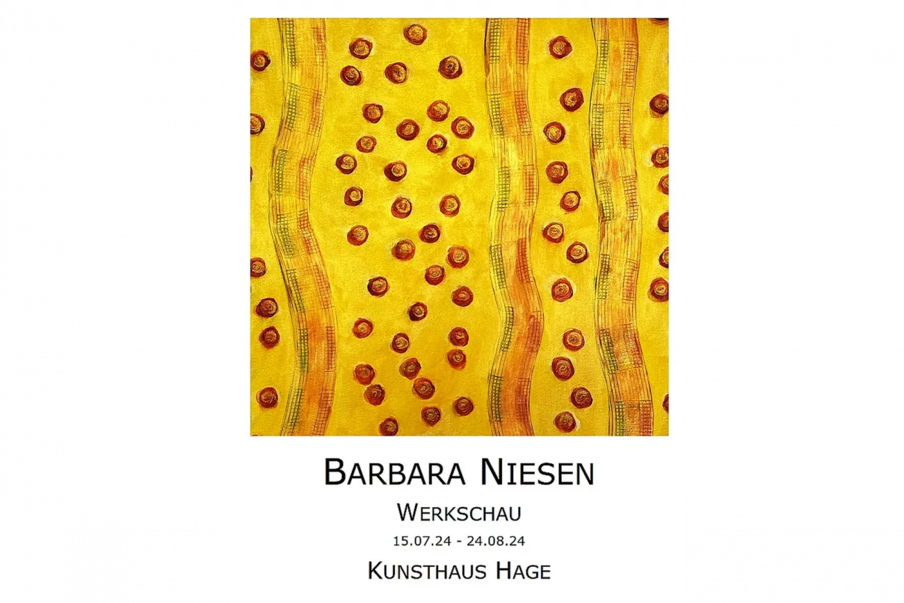 Barbara Niesen - Werkschau - Ausstellungsplakat