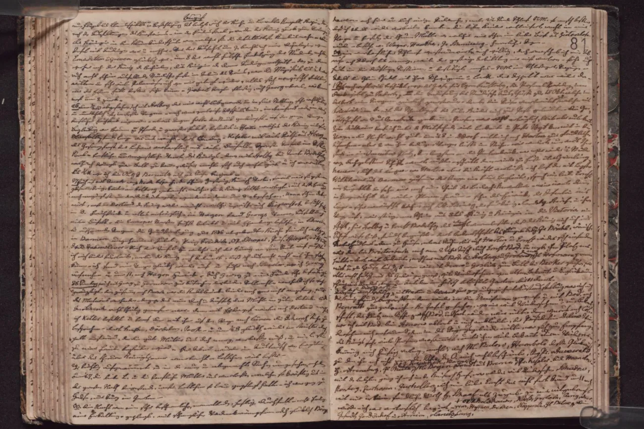 Tagebuch des Ludwig Freiherrn Vincke, Einträge vom 25. August bis zum 3. September 1842