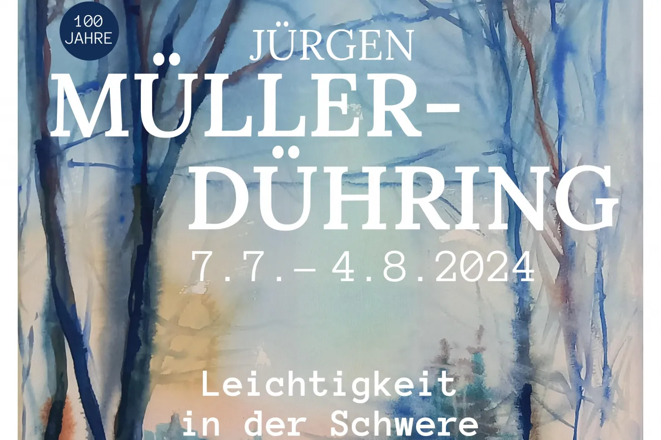 Plakat zur Ausstellung Müller-Dühring