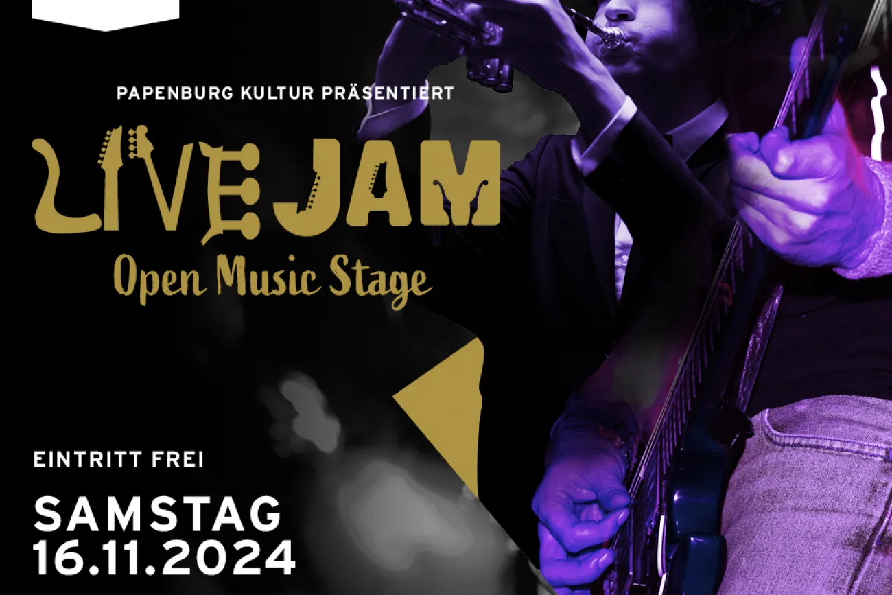 Werbebild für Live Jam. 