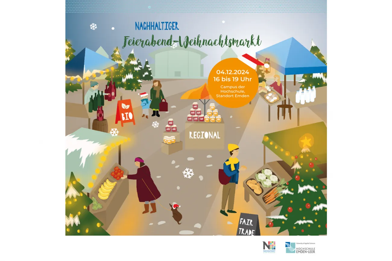 Plakat Nachhaltiger Feierabend-Weihnachtsmarkt