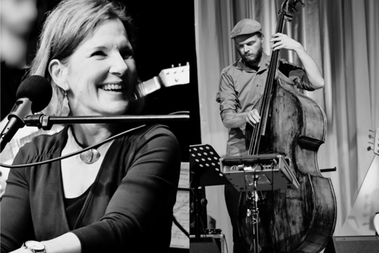 Sabine Hermann (Gesang, Klavier) / Hauke Krone (Baß)