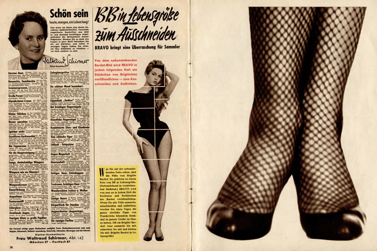 BRAVO-Starschnitt: Brigitte Bardot