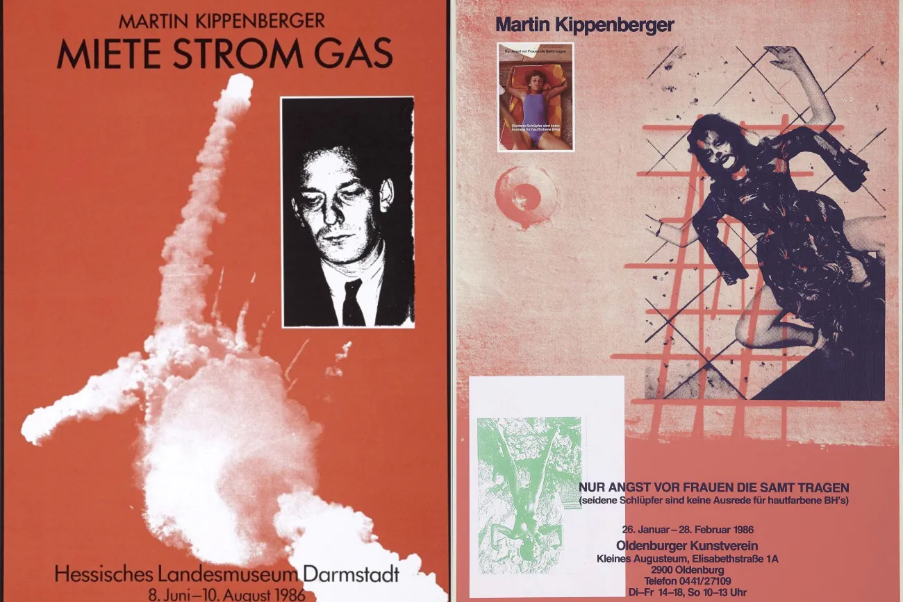 Martin Kippenberger, Ausstellungsplakate