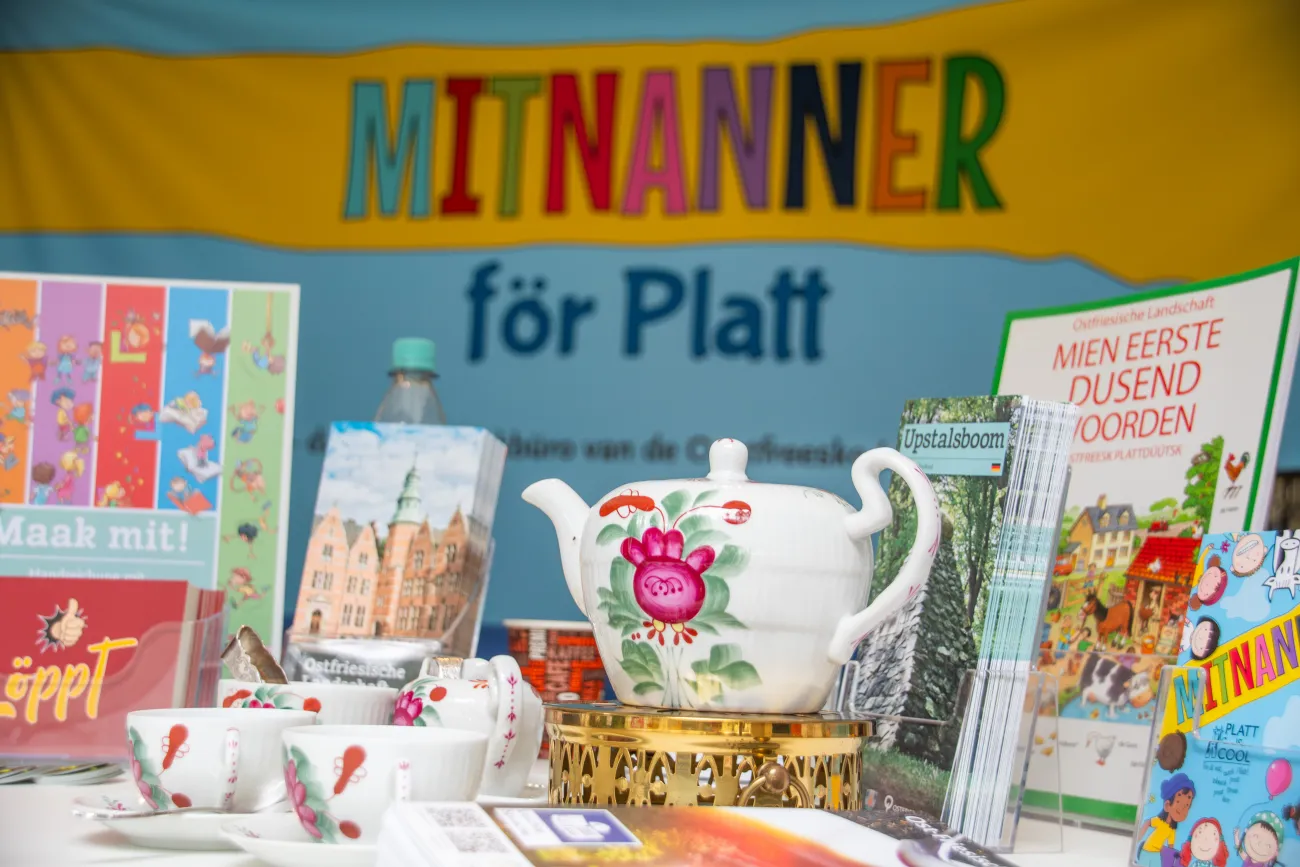 Stand der Ostfriesischen Landschaft auf dem Bürgerfest des Bundespräsidenten 2024