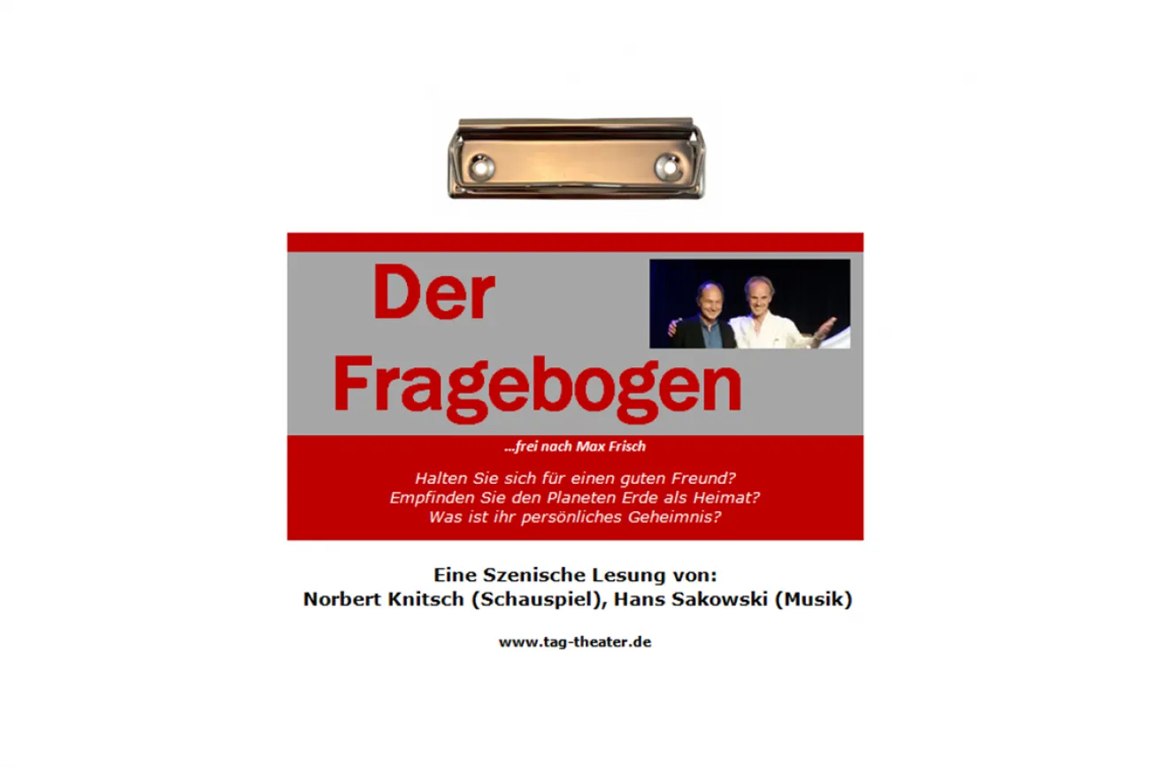 Plakat Der Fragebogen TAG-Theater