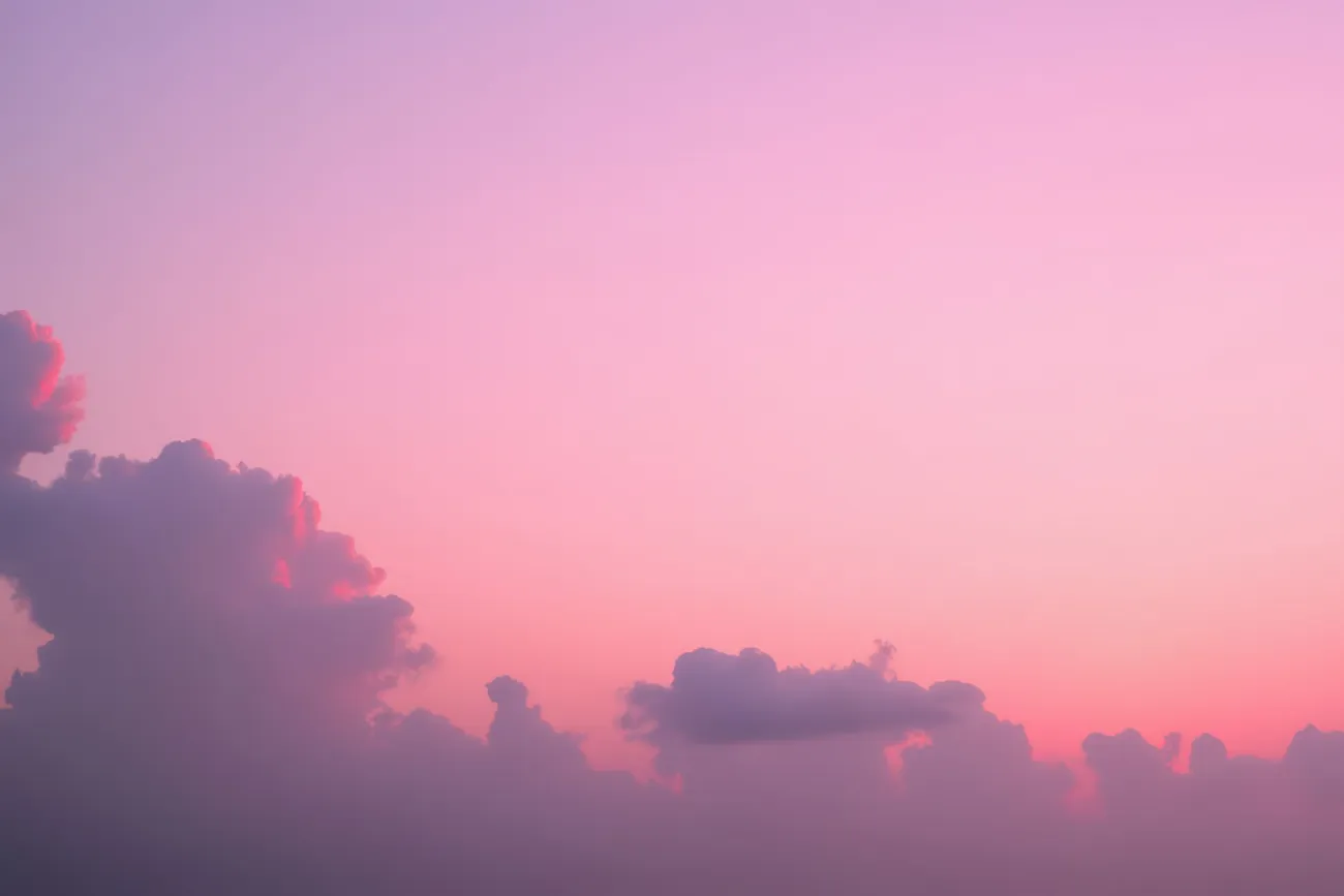 rosa Abendhimmel über Ostfriesland