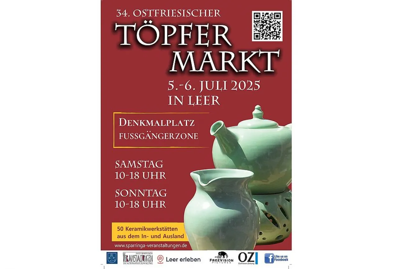 Plakat Töpfermarkt