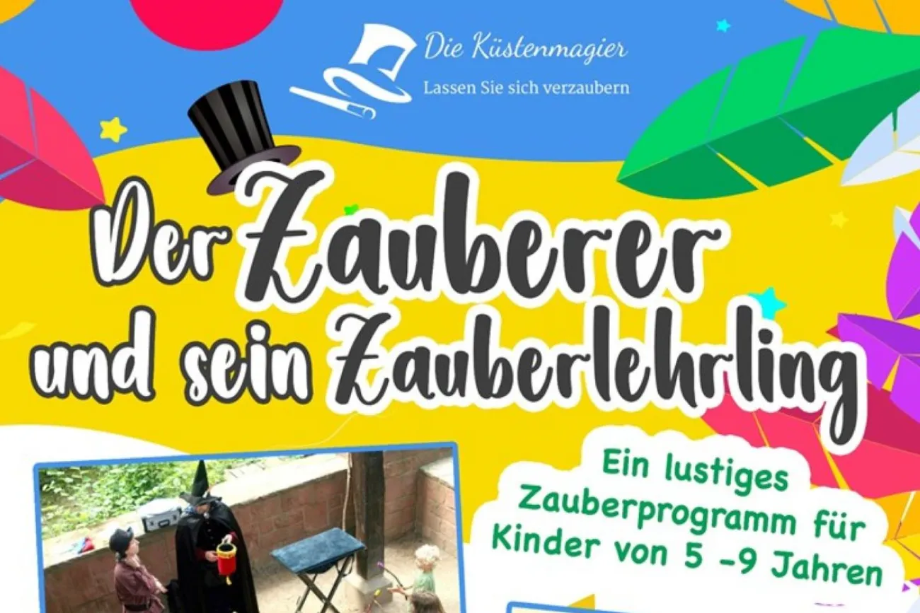 Plakat Kinder-Zaubershow