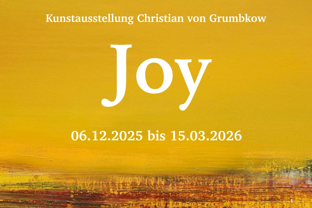 Plakat Kunstausstellung Joy