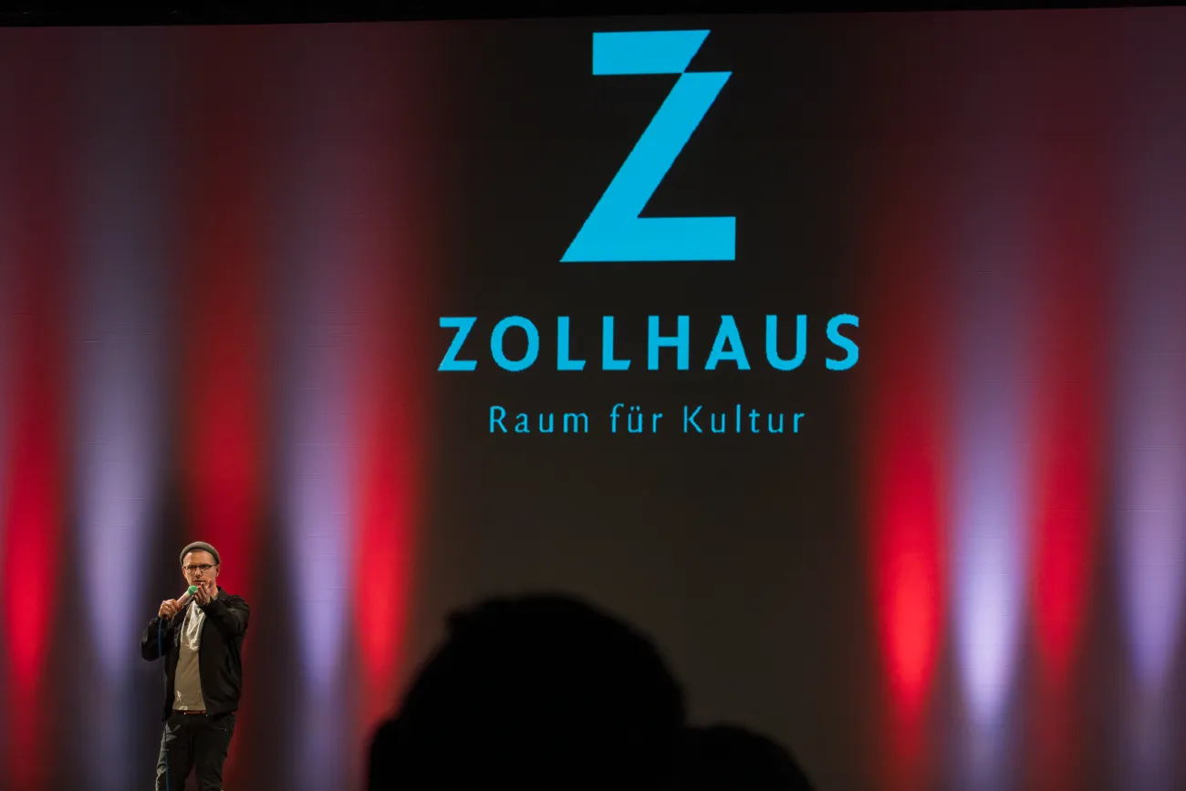 Moritz Neumeier auf der Bühne