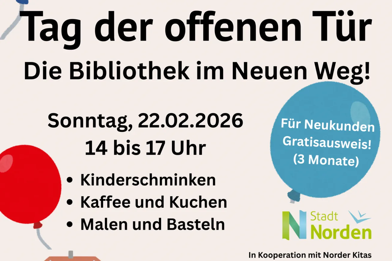 Plakat Tag der offenen Tür