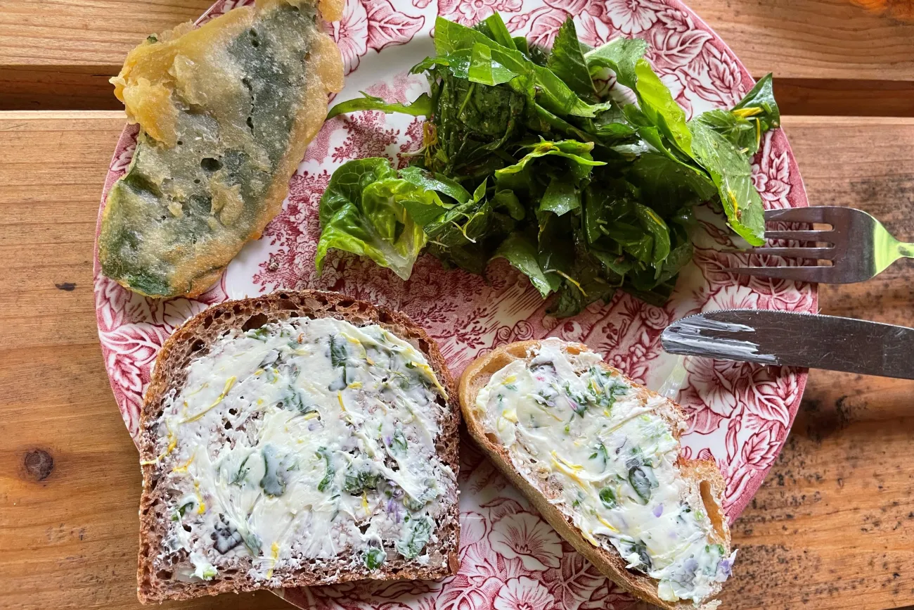 Essen von unserer Kräuterwanderung