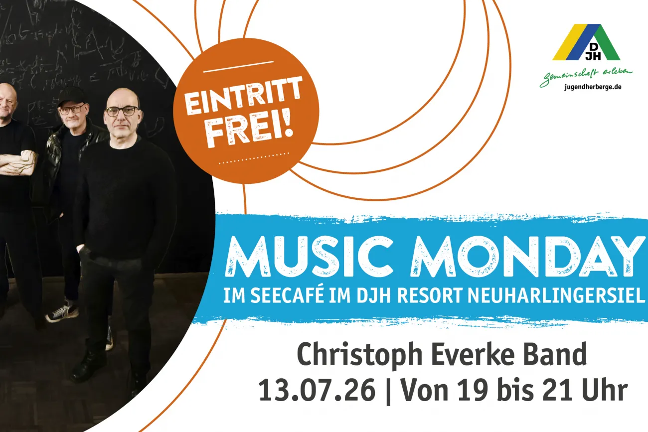 Flyer Music Monday 13.07.2026 - Christoph Everke & Band