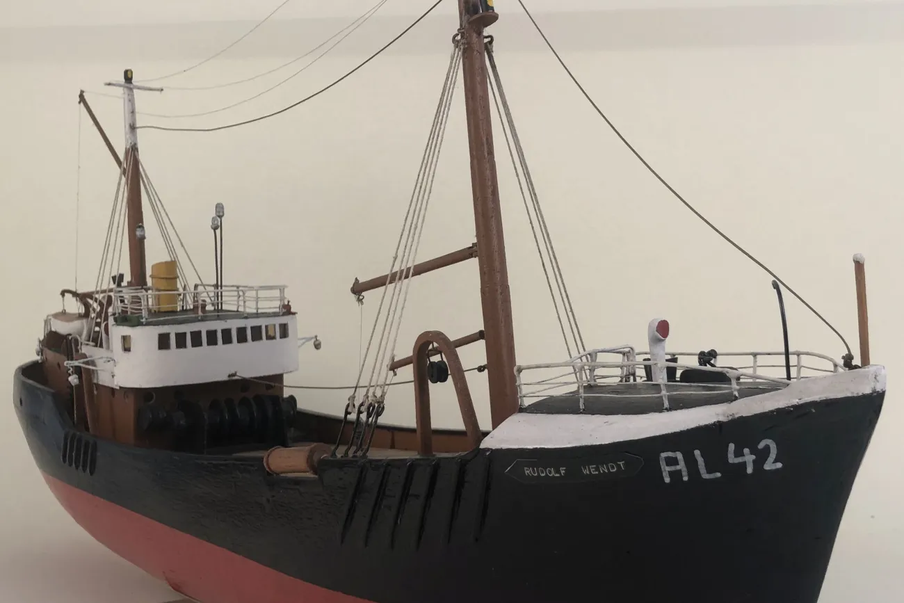 Holzmodell, Logger, Heringsfischerei