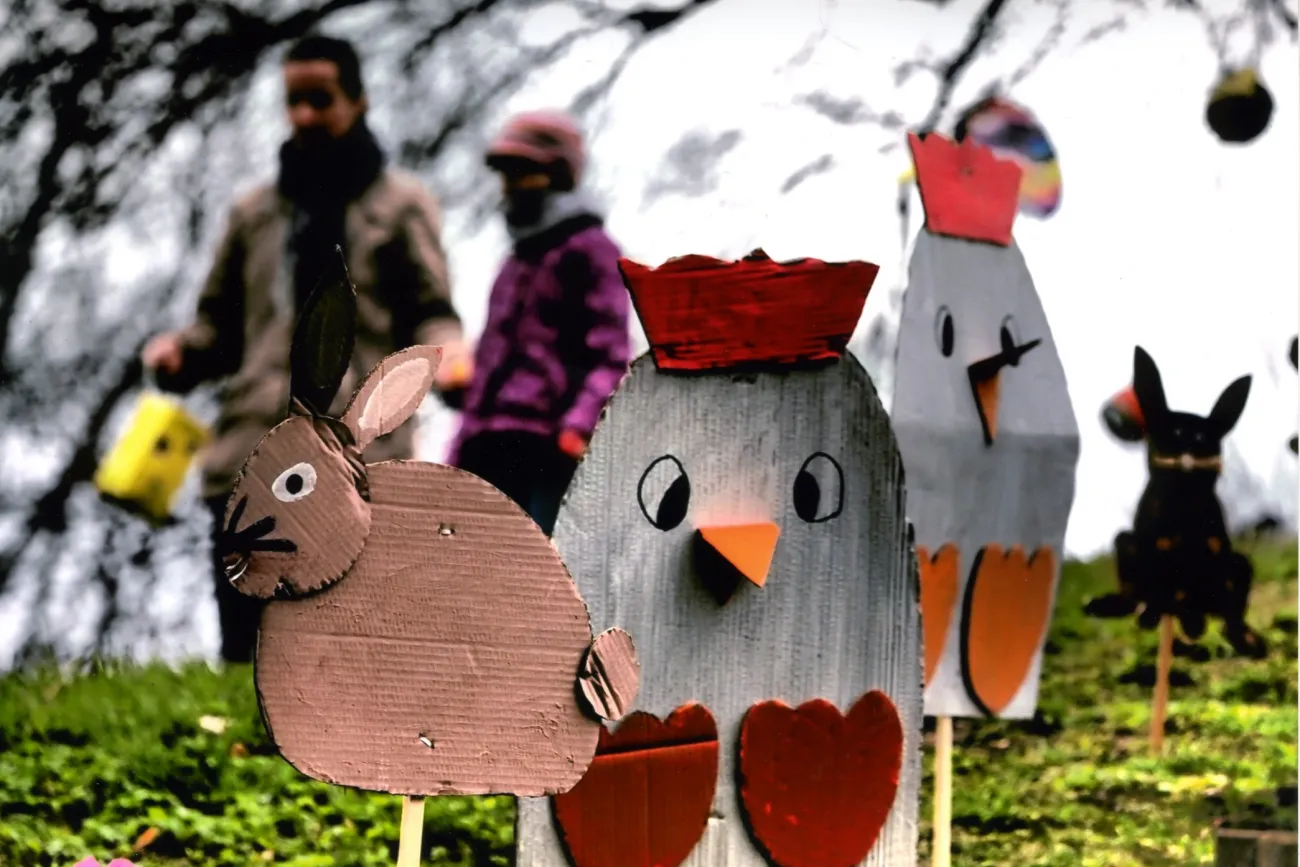 Osterhasen, Ostereier, Familientradition