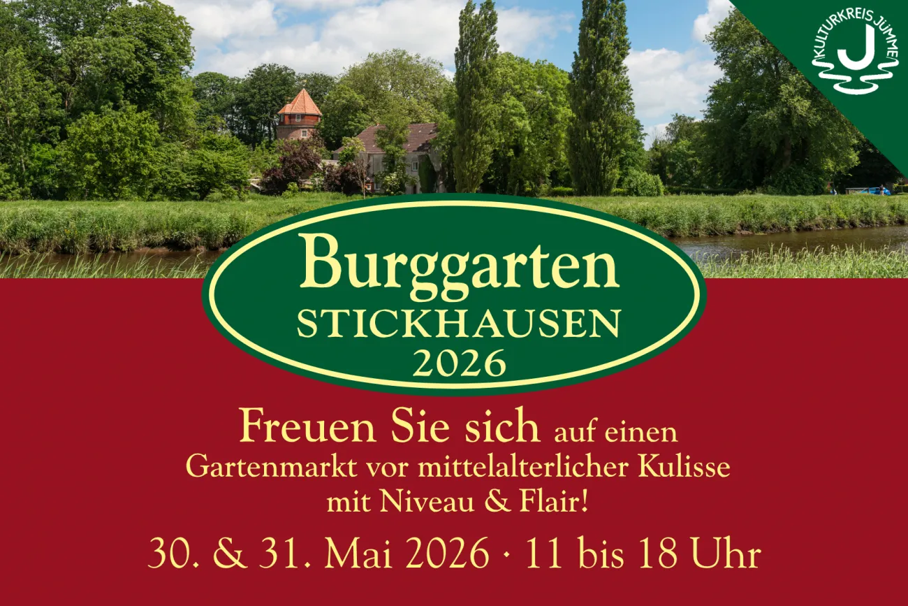 Burggarten 2026 am 30. & 31. Mai von 11-18 Uhr