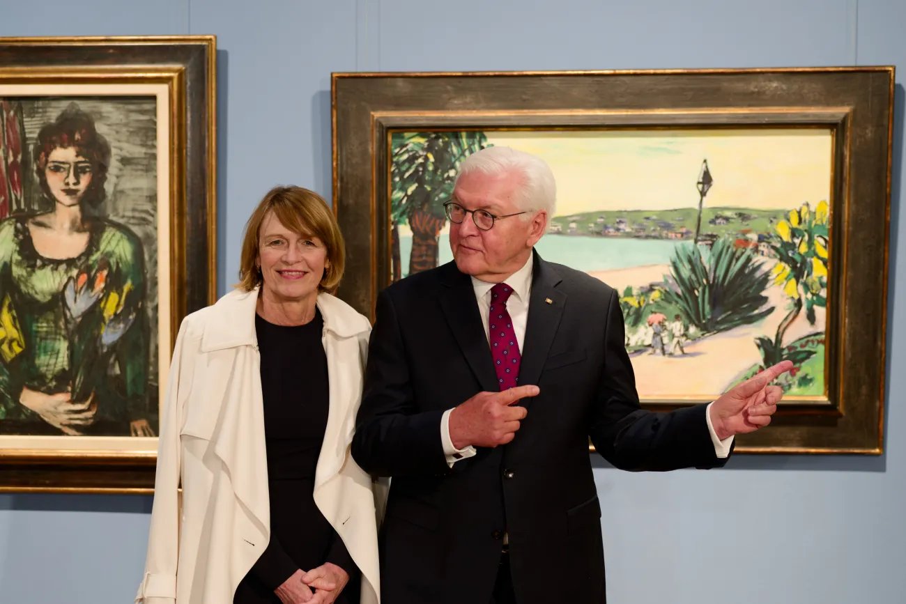 25. April 2026: Bundespräsident Frank-Walter Steinmeier eröffnet die Ausstellung "Bilder, die wir lieben"