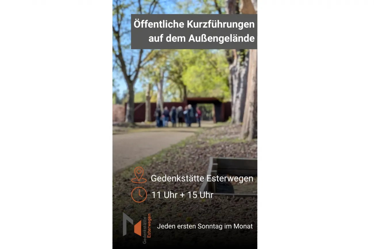 Kurzführungen auf dem Außengelände der Gedenkstätte Esterwegen 