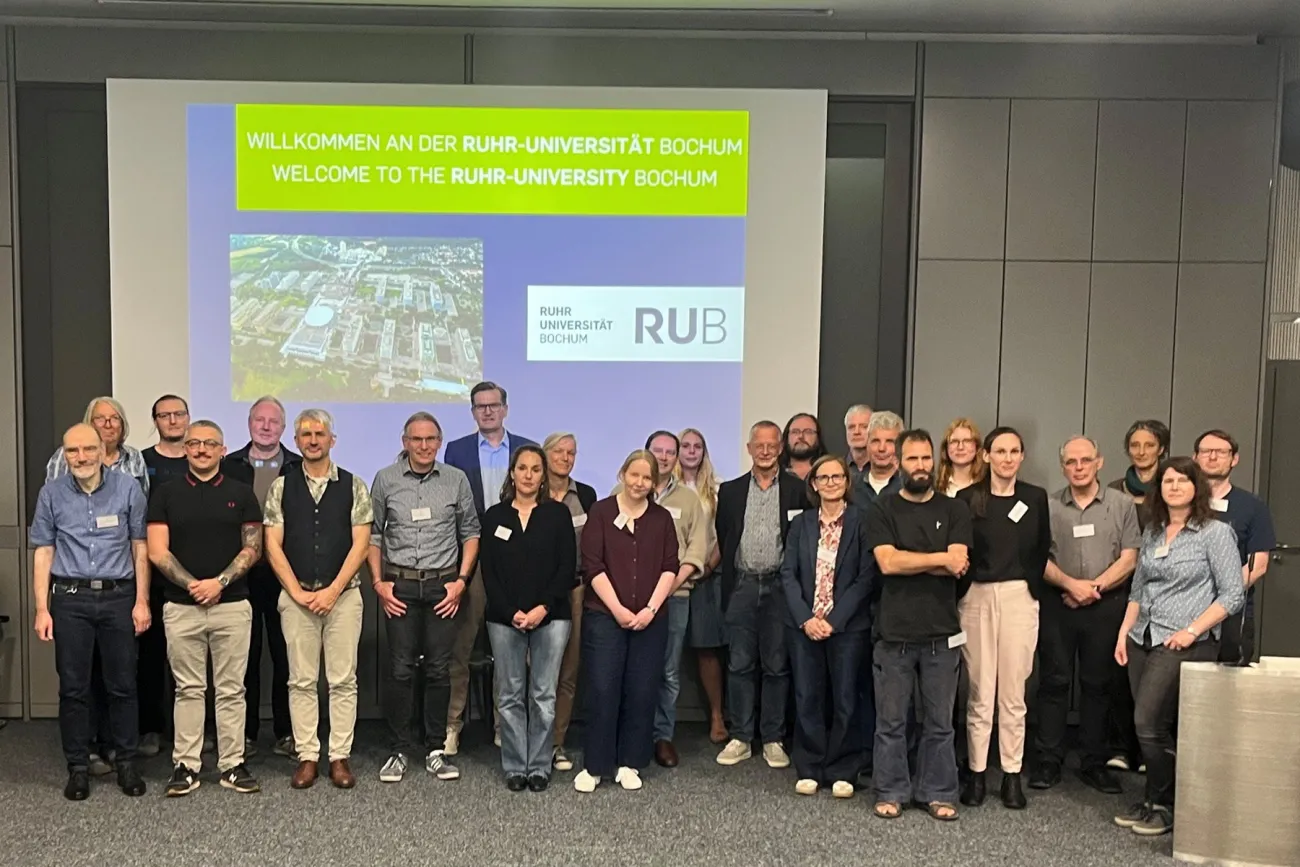 Gruppenbild der wissenschaftlichen Partner. Bild: Ruhr-Universität Bochum