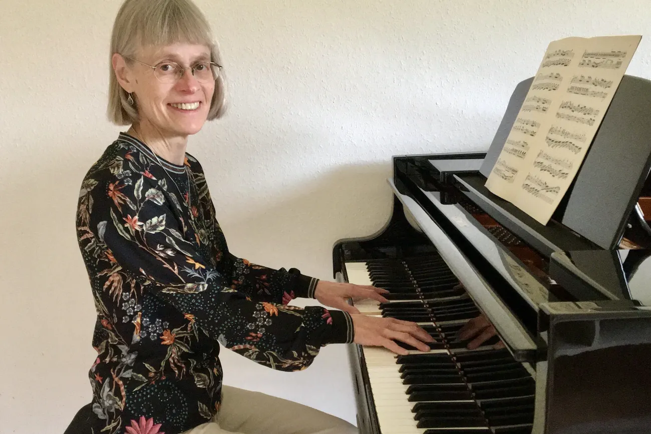 Annette Liss am Piano