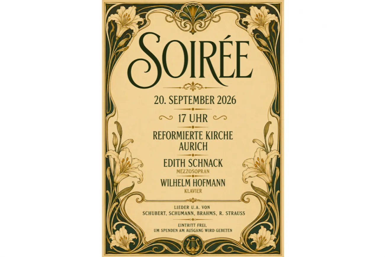 Plakat Soirée