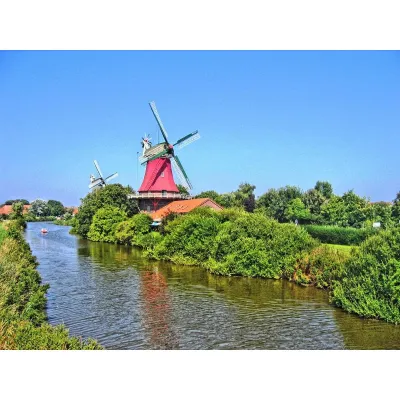 Greetsiel Zwillingsmühlen